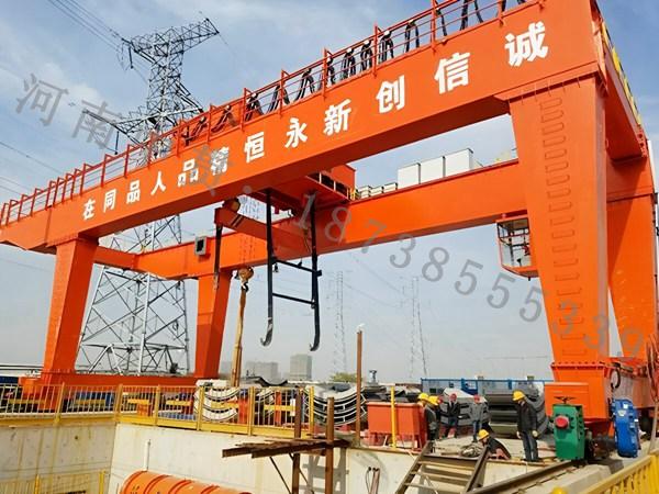 山西朔州龙门吊出租公司32吨地铁龙门吊工作效率