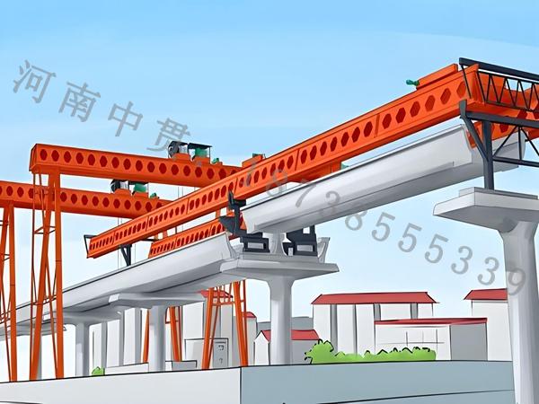 福建漳州100吨架桥机起吊梁体时的重心控制方法